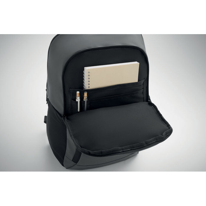 KOROVIN - Mochila PU suave portátil 15"