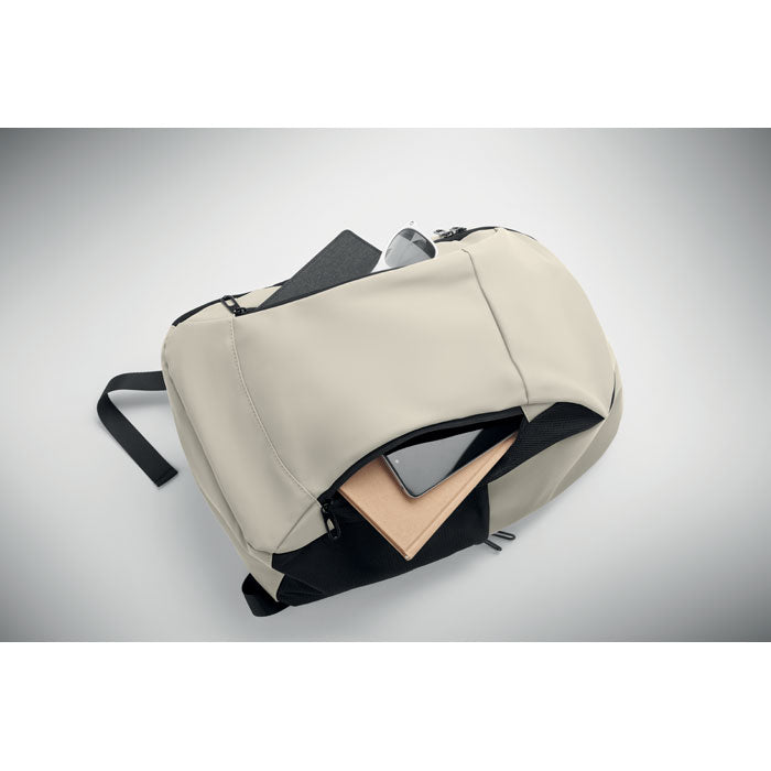 KOROVIN - Mochila PU suave portátil 15"