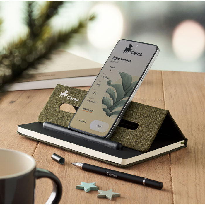 RINBOOK - Libreta A5 con soporte