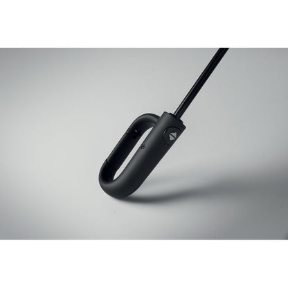 Detalle de mango con mosquetón de paraguas