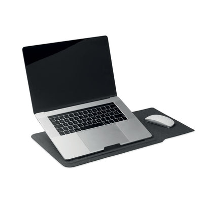 Portatil con funda de fieltro multifuncional con soporte