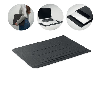 Funda de fieltro RPET de portátil con 3 funciones