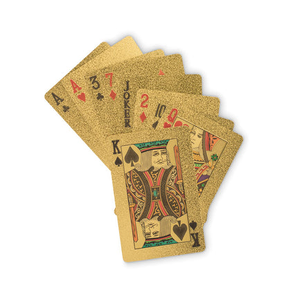Vista superior de juego de cartas de póker