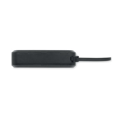 Vista superior de powerbank con asa de transporte