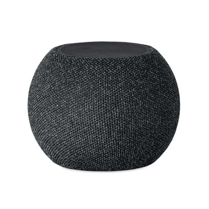 Altavoz negro redondo inalámbrico