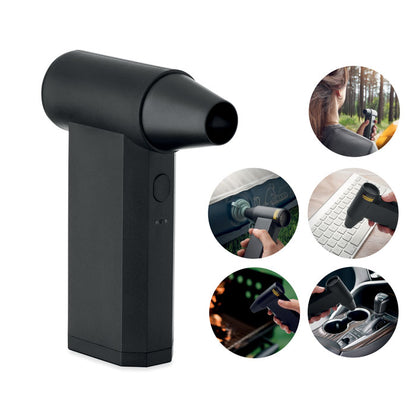 Turboventilador portátil de mano para multiples funciones: cara, teclado, parrilla, coche