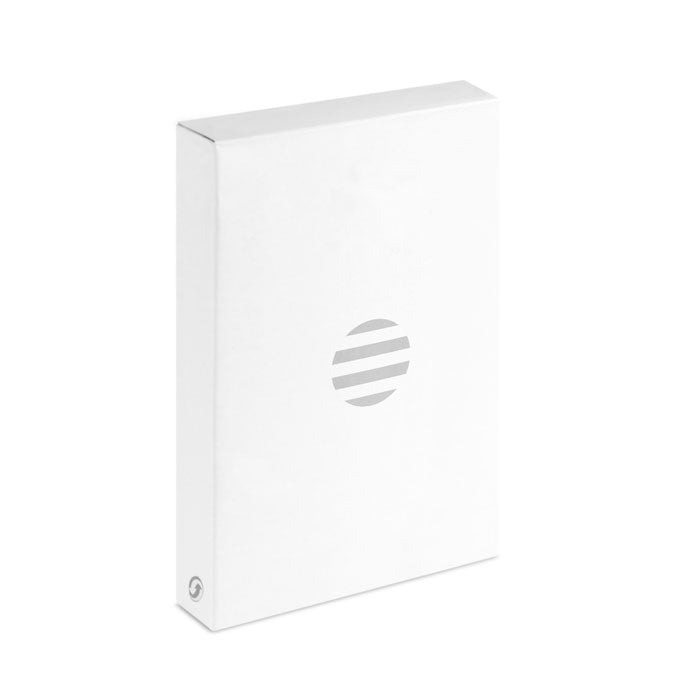 CORTONA - Cuaderno A5 con cargador 15W