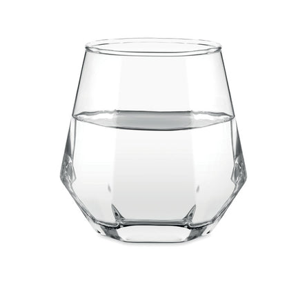 Vaso corto con forma de rombo para whisky