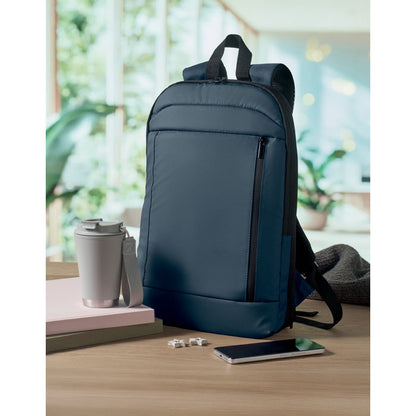 Mesa con mochila marino para portátil, móvil y vaso portátil