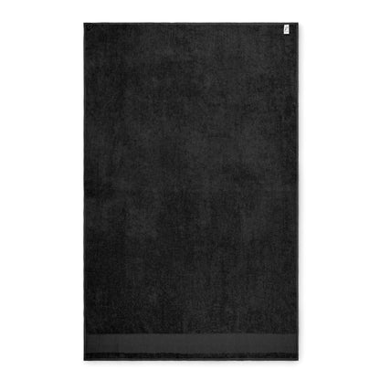 Toalla negra vista trasera