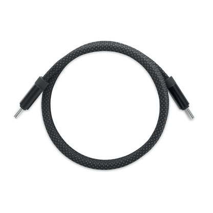 Cable de carga RPET trenzado enrollado