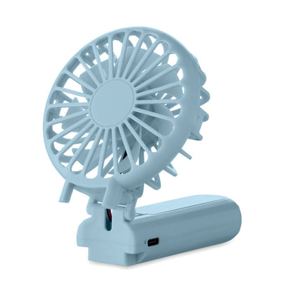 Detalle del cabezal del ventilador plegable