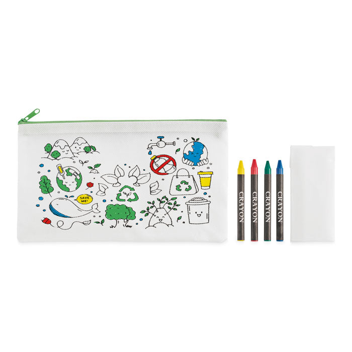 CRAY - Estuche infantil con 4 lápices
