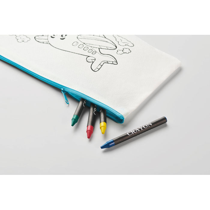 CRAY - Estuche infantil con 4 lápices