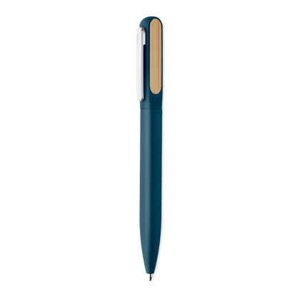 Bolígrafo azul oscuro vista frontal