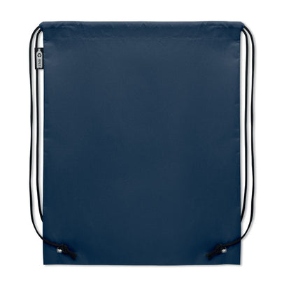 Mochila azul marino cerrada vista frontal
