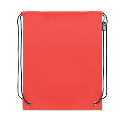 Mochila roja vista trasera