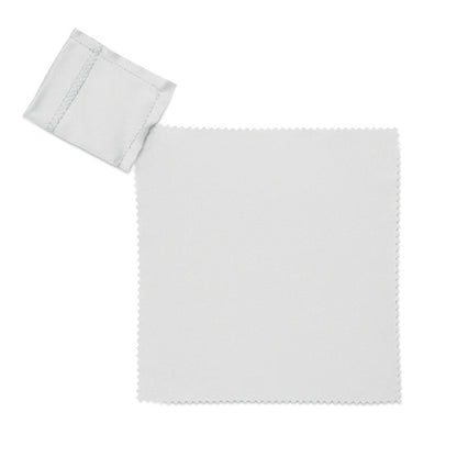 Paño de limpieza RPET gris con funda y gancho