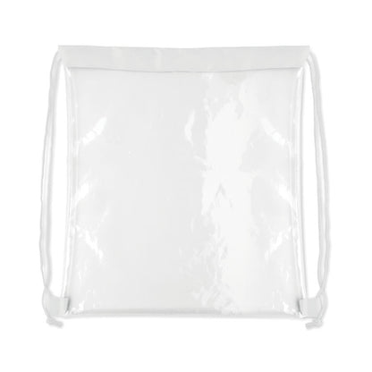 Bolsa transparente vista posterior