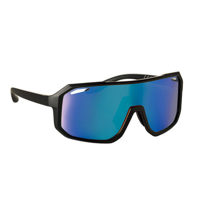 Gafas deportivas con lente espejada azul