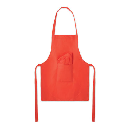 Gorro de cocina infantil rojo