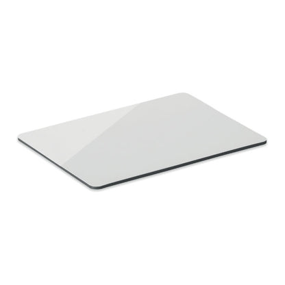 Imán rectangular de PVC visto en ángulo