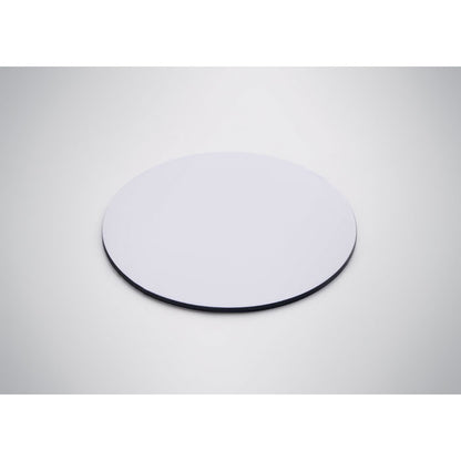 Imán redondo laminado vista lateral