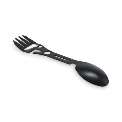 Cubierto multiherramienta de acero inoxidable, vista frontal