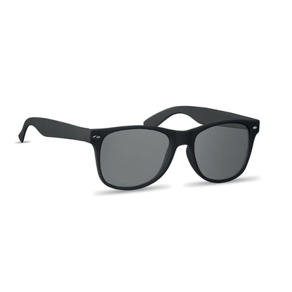 Gafas de sol SEAQUAL negras vista tres cuartos
