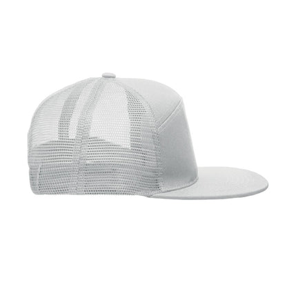 Gorra azul de 7 paneles vista trasera