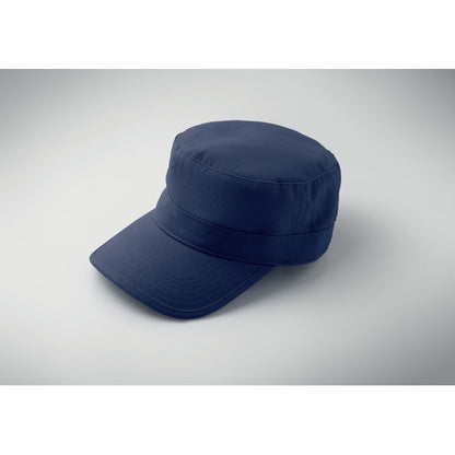 Gorra militar beige vista frontal