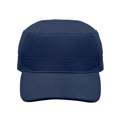 Gorra militar azul marino vista trasera