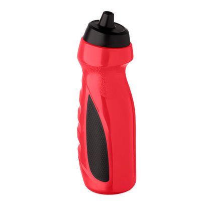 Botella roja vista trasera