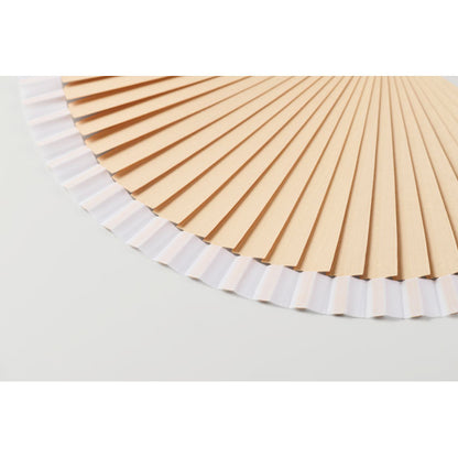 Detalle de varillas del abanico de madera