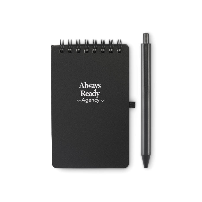 KIT - Libreta hidrófuga - Regalos Corporativos Personalizados · Clap Comunicacion