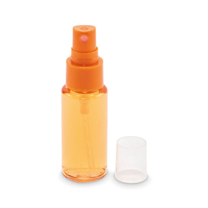 Pulverizador corporal 30 ml PET color naranja con tapa