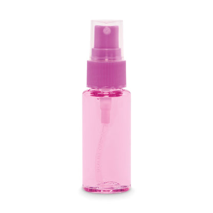 Pulverizador corporal 30 ml rosa detalle del pulsador