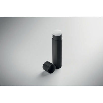 Bálsamo labial vegano negro abierto