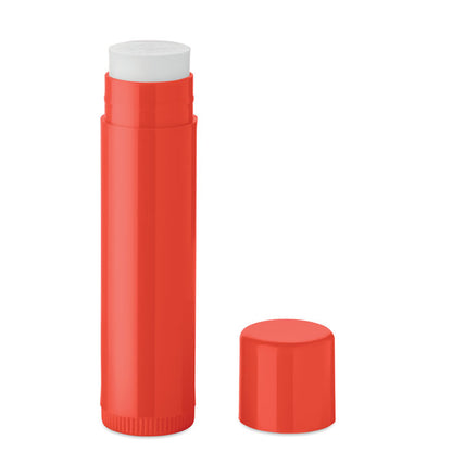 Bálsamo labial vegano rojo con tapa