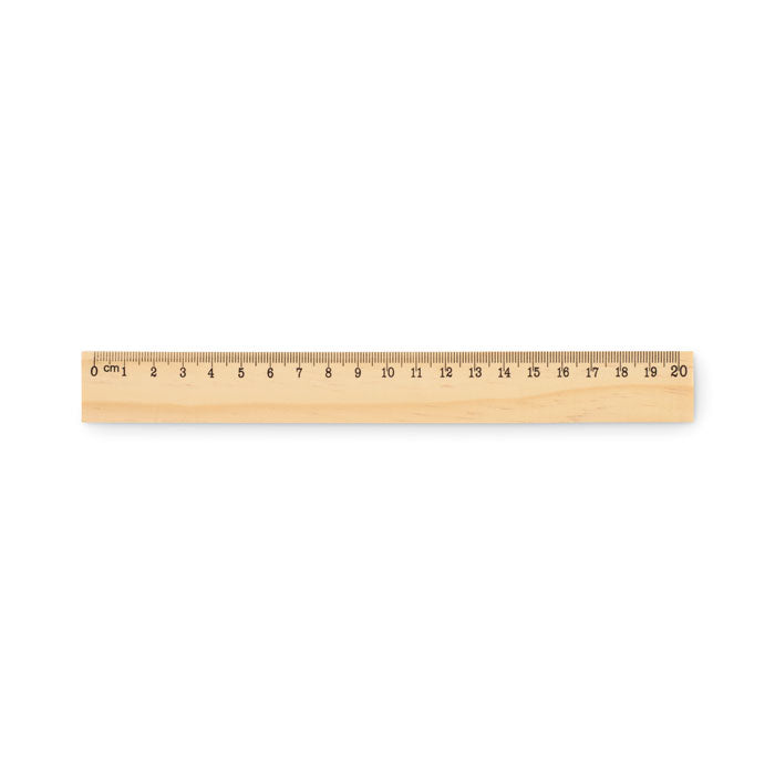 RULER20 - Regla de madera 20 cm