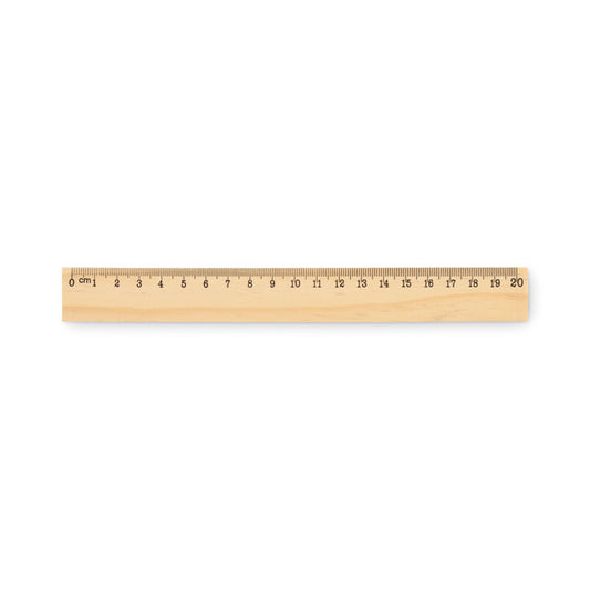 RULER20 - Regla de madera 20 cm