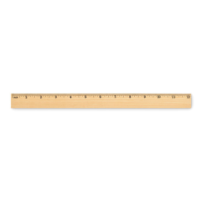 RULER30 - Regla de madera 30 cm - Regalos Corporativos Personalizados · Clap Comunicacion
