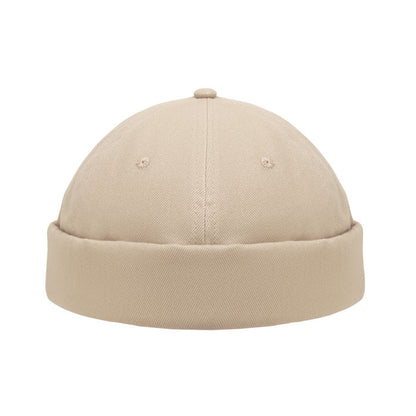 Gorra beige vista trasera