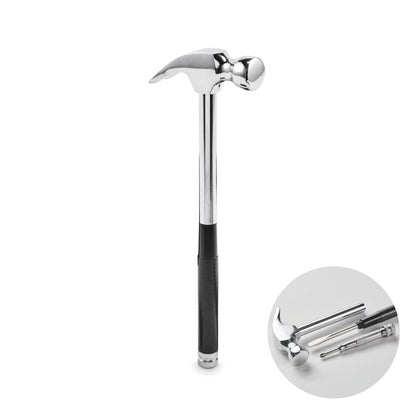 Martillo de garra metálico con mango negro