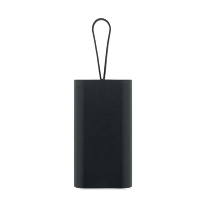 Power bank de aluminio reciclado vista superior