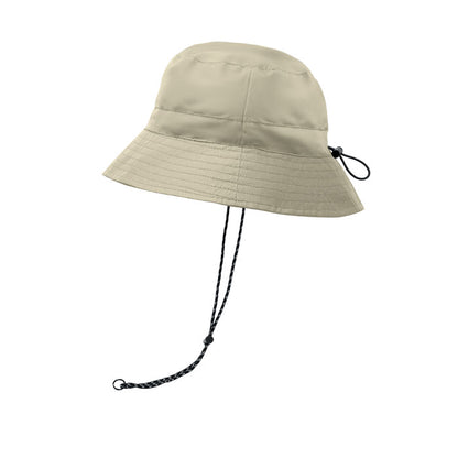 Bolsa del gorro beige plegado