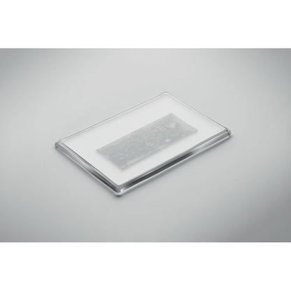 Vista superior del portarretratos magnético