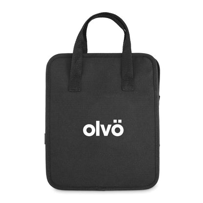 Interior del organizador de coche con compartimento nevera