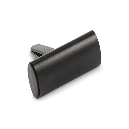Ambientador de coche negro con tapa de aluminio