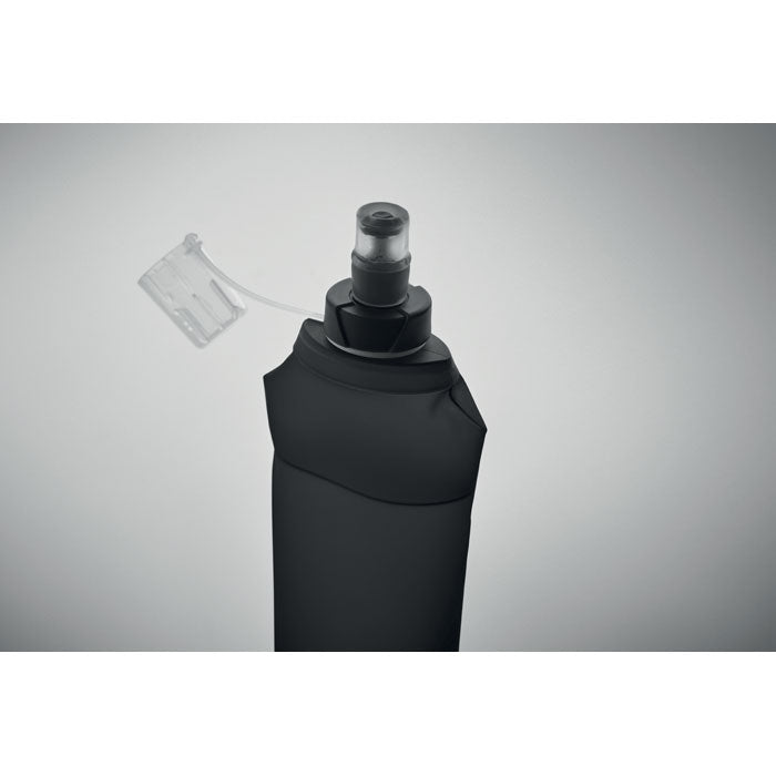 BITER - Botella de agua plegable 500ml con válvula de mordida y diseño portátil.